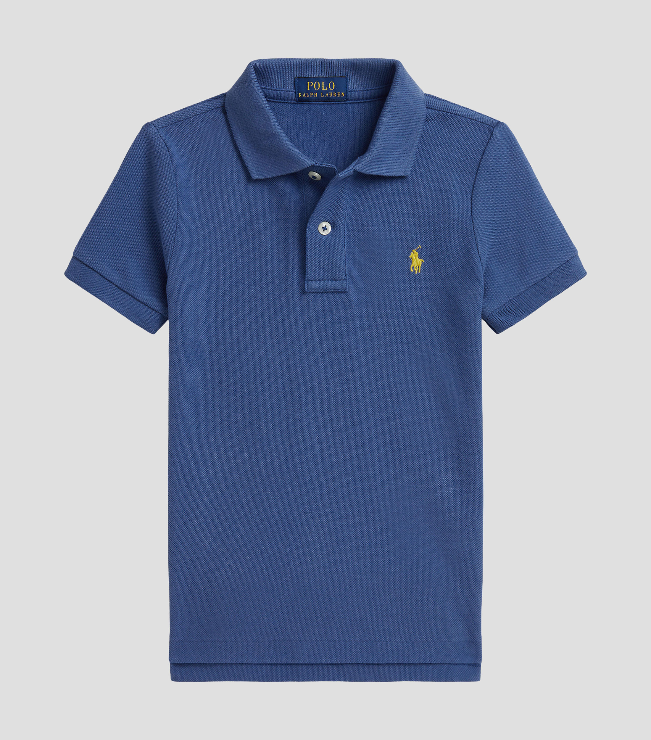 Playera tipo polo manga corta lisa Niño